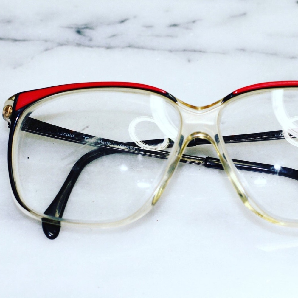 Red & Clear Rx Frames - image 1